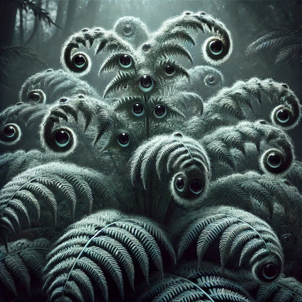 📜 Archived Entry #001: The Fern That Sees All 🌿👁️